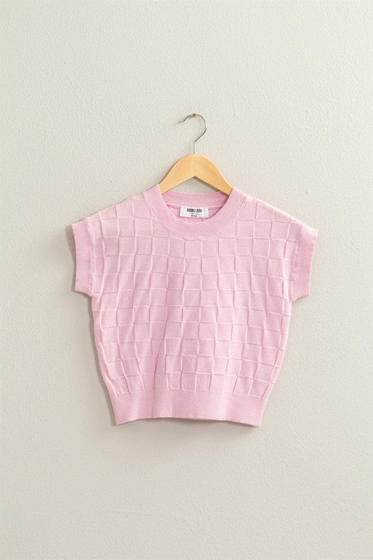 STELLA BASKETWEAVE CROP TOP