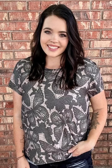 LOVE IS LIKE A BUTTERFLY TOP