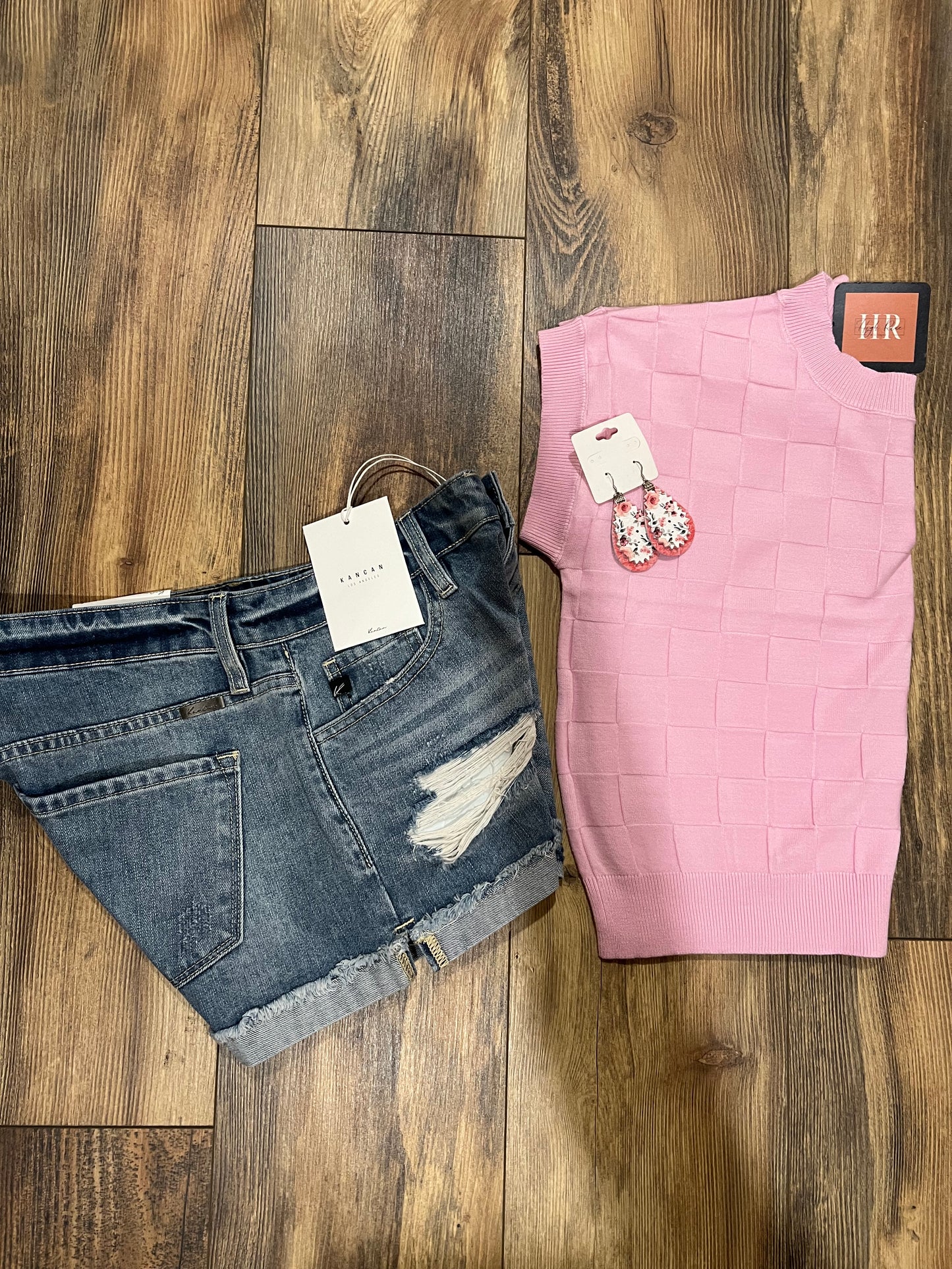 STELLA BASKETWEAVE CROP TOP