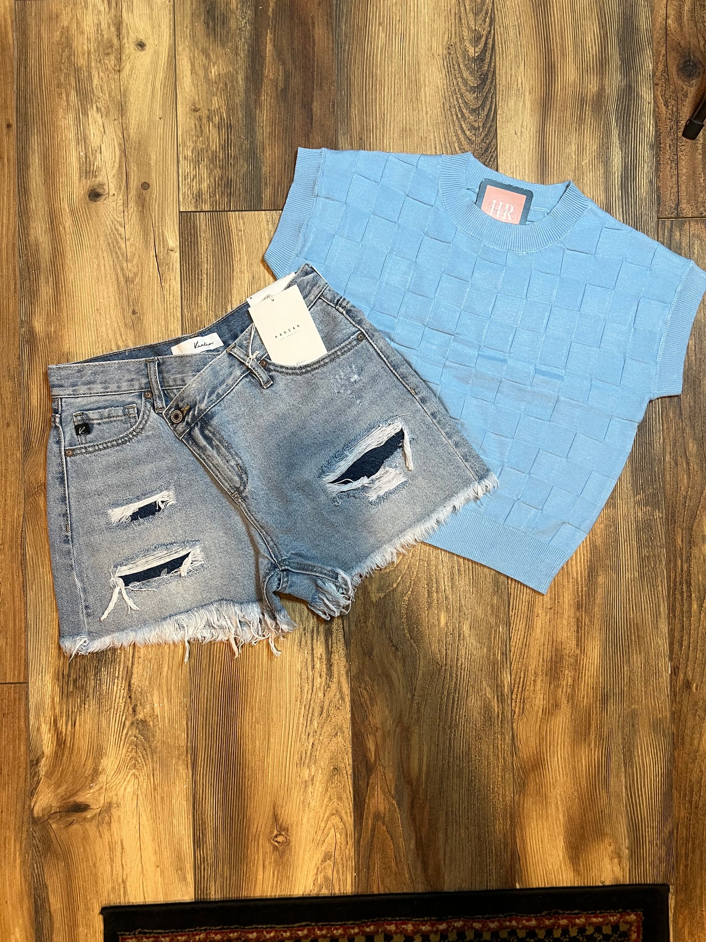 IVY BASKETWEAVE CROP TOP
