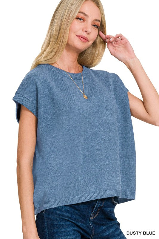Skye Cap Sleeve Sweater (6)Colors