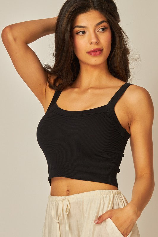 Hope Seamless Ribbed Tank Cami (4) Colors