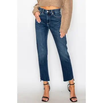 Lea Tummy Control High Rise Straight Jeans