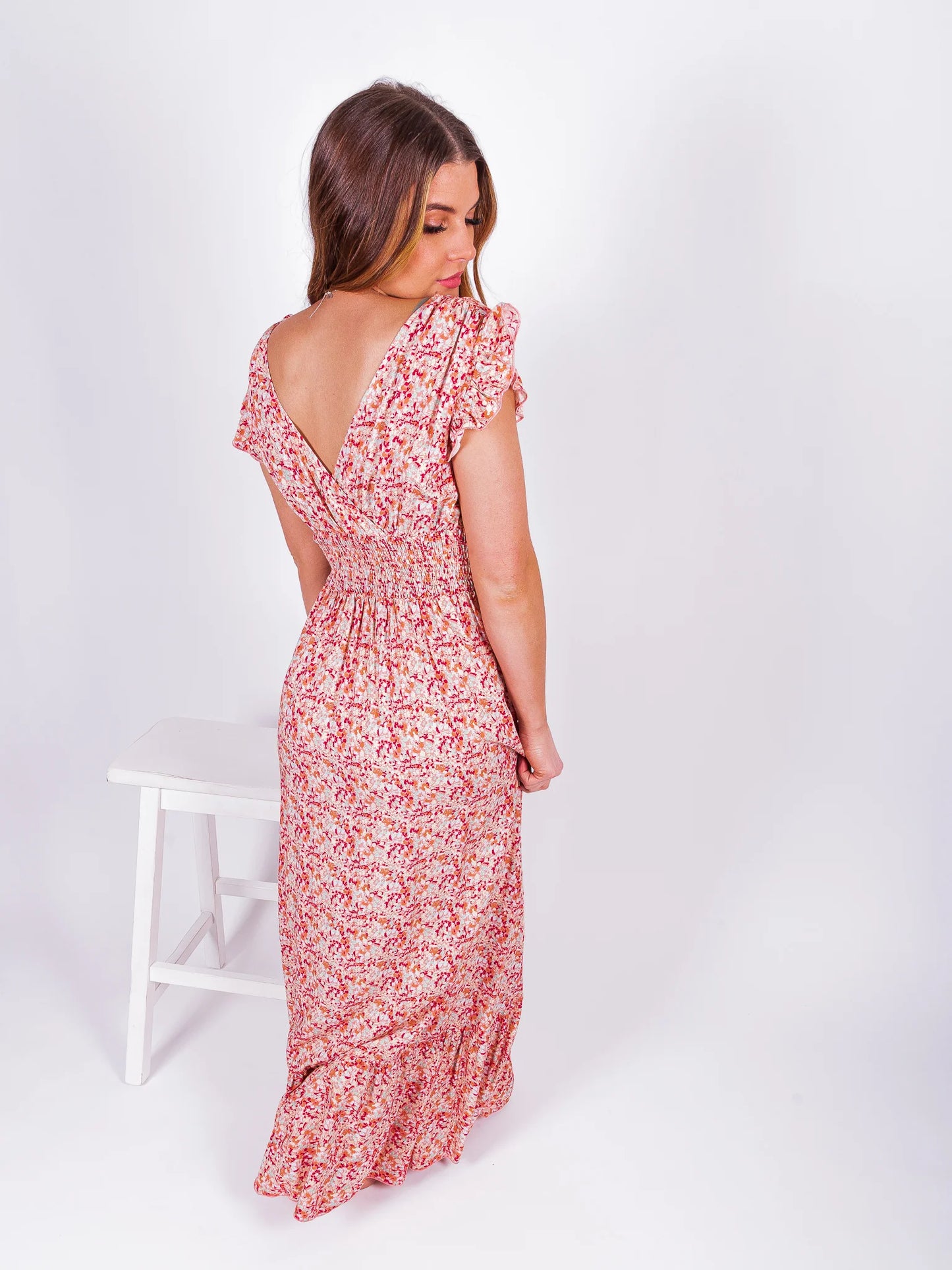 BRECKEN  FLORAL MAXI DRESS