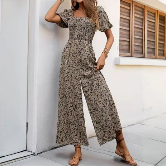 Karter Floral Smocked Jumpsuit
