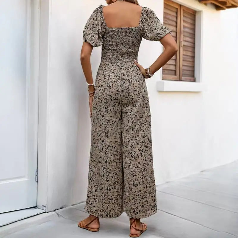 Karter Floral Smocked Jumpsuit