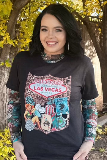 VIVA LAS COWGIRL TEE