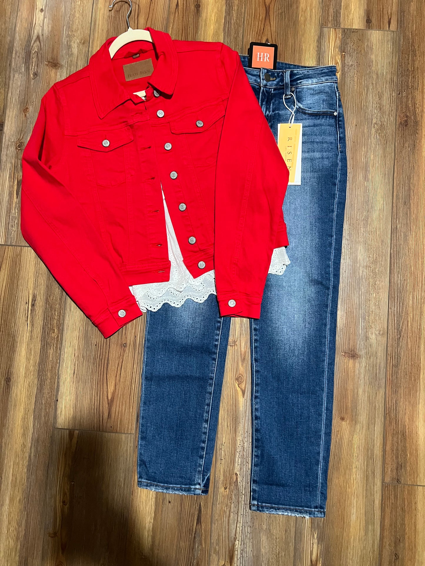 Judy Blue Red Jacket ❤️