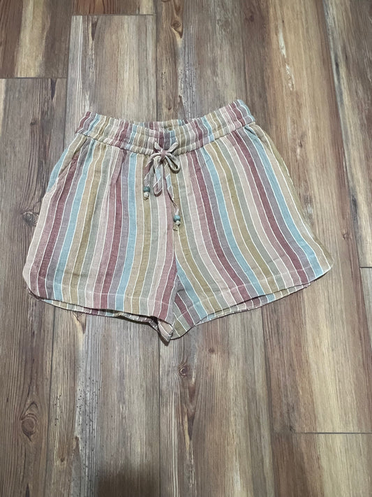 Multi Color Striped Shorts
